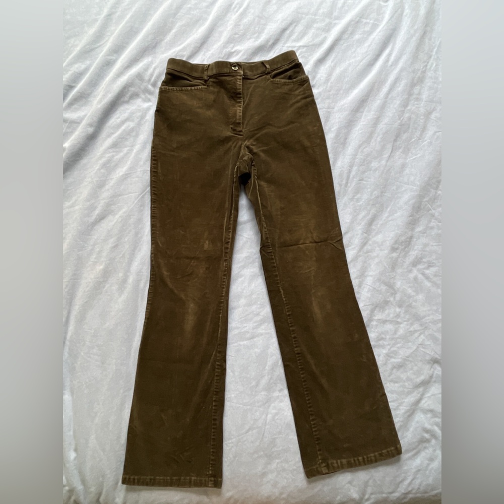 Olive Green Corduroy Pants